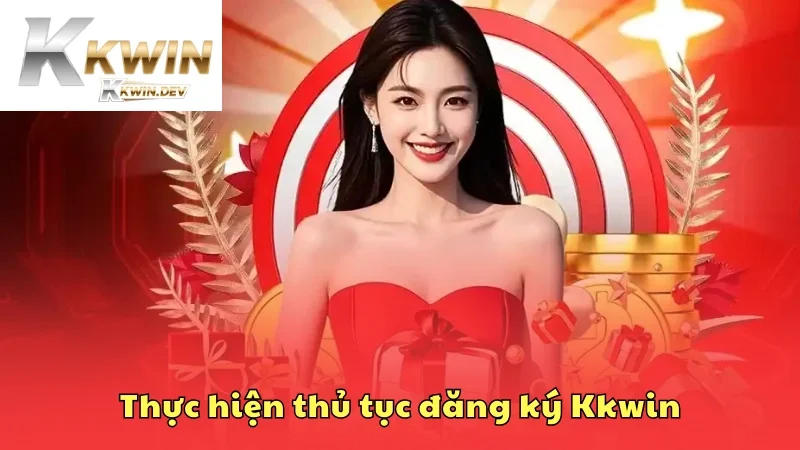 Truy cập vào trang chủ của hệ thống để thực hiện thủ tục đăng ký Kkwin