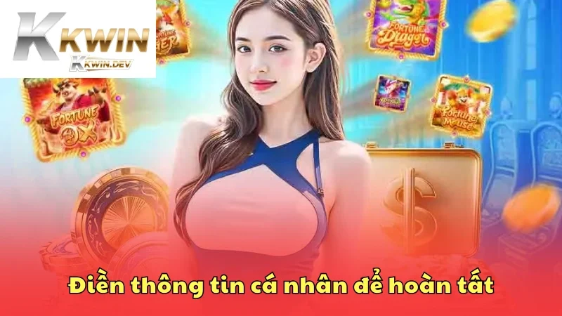 Điền thông tin cá nhân để hoàn tất quá trình đăng nhập
