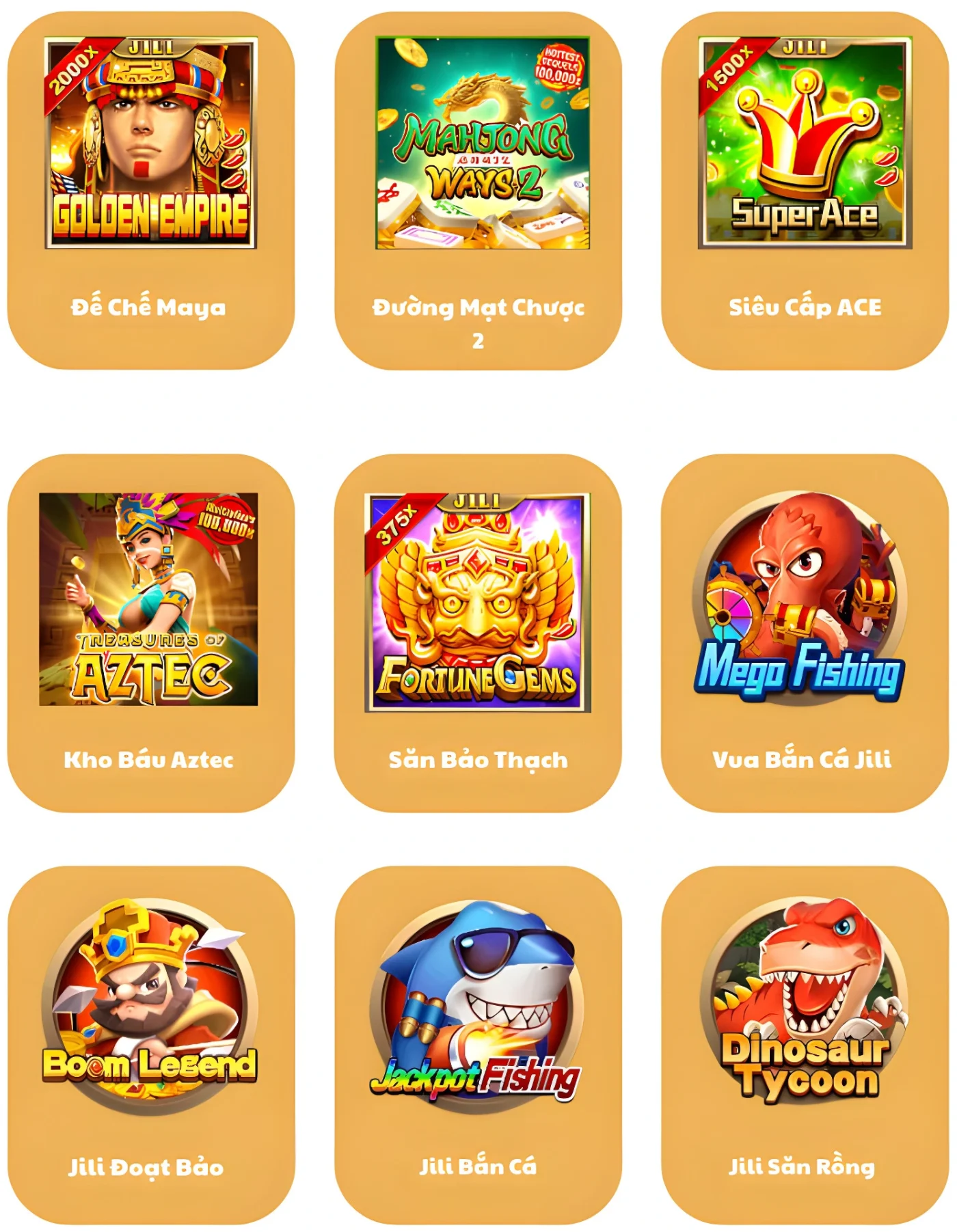 Các thể loại game hot tại KKWIN