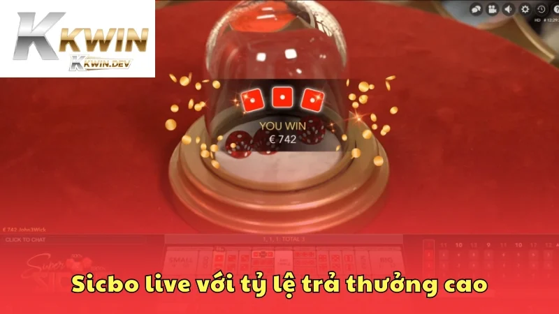 Sicbo live với tỷ lệ trả thưởng cao nhất thị trường

