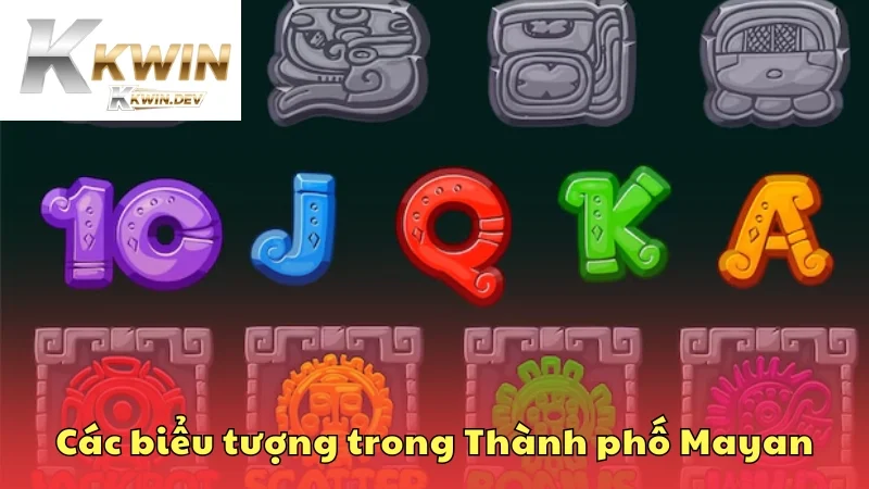 Các biểu tượng cơ bản trong slot game Thành phố Mayan