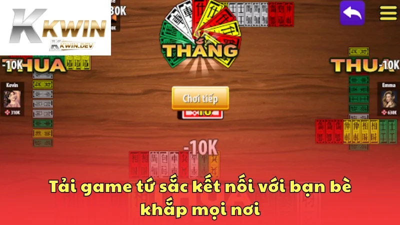 Tải game tứ sắc kết nối với bạn bè khắp mọi nơi