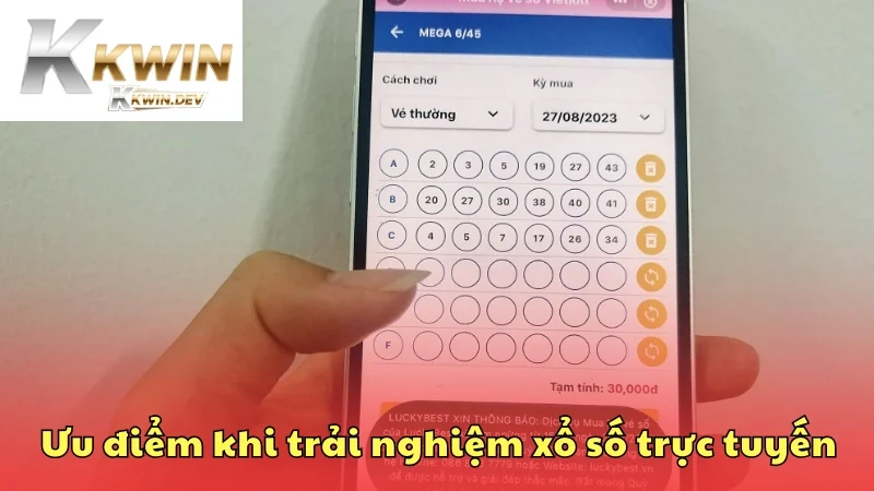 Ưu điểm khi trải nghiệm các ván chơi xổ số trực tuyến
